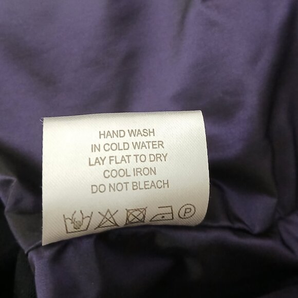 NWOT SOLO MODA Jacket 8 Purple Metallic Black Sheer Mesh Sleeves Full Zip - Picture 9 of 10